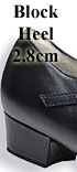 Block Heel 2.8cm for lady dance shoes