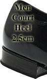 Court Heel 2.5cm for Men Court Dance Shoes