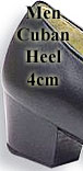 Cuban Heel 4cm for Men Latin Dance Shoes