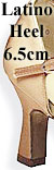 Latino Heel 6.5cm for lady dance shoes