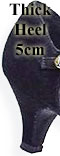 Thich Heel 5cm or 6cm for lady dance shoes